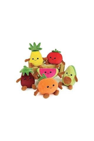 Barquette 6 peluches Fruity's - Dès 3 ans