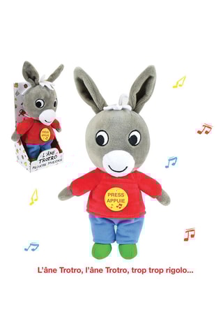 Peluche L'âne Trotro musicale