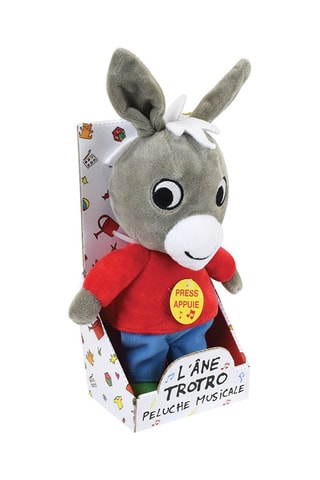 Peluche L'âne Trotro musicale