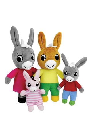 4 peluches la famille de Trotro