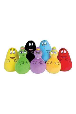7 peluches La famille Barbapapa