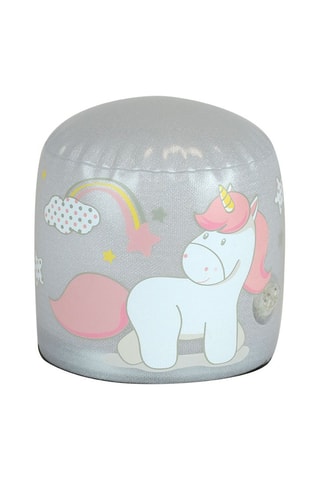 Lanterne gonflable LED Licorne - Gris