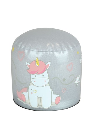 Lanterne gonflable LED Licorne - Gris