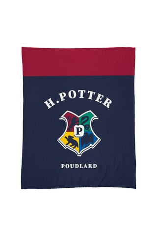 Plaid Harry Potter - 
Bleu et rouge