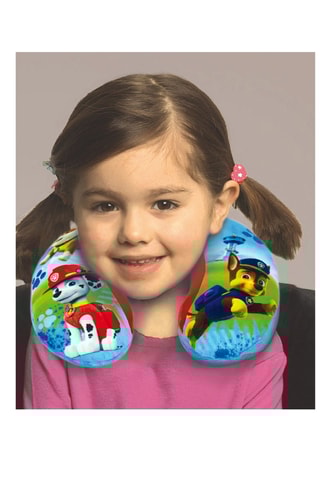 Oreiller de voyage Pat ‘Patrouille - Ciel et vert - 22 x 6,5 x 19 cm 