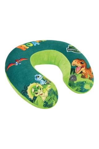 Coussin de voyage Jurassic World - Vert foncé - 22 x 6 x 19 cm