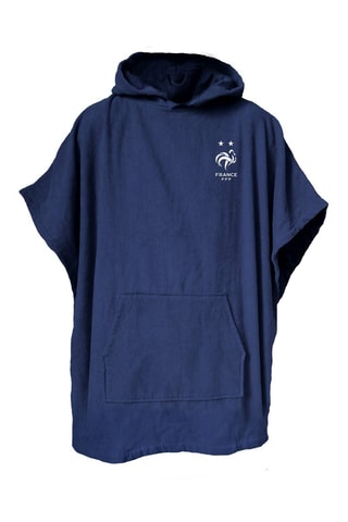 Poncho de bain FFF - Bleu