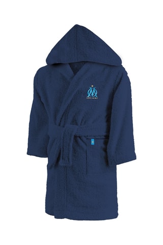 Peignoir à capuche Olympique de Marseille - Bleu