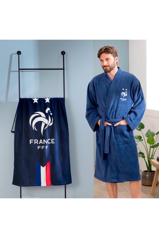 Peignoir FFF - Bleu