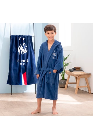 Peignoir FFF - Bleu