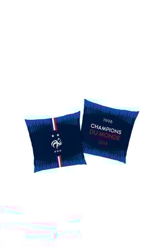 Coussin Champions du Monde - Bleu