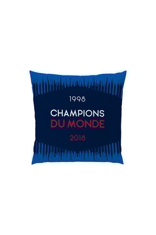 Coussin Champions du Monde - Bleu