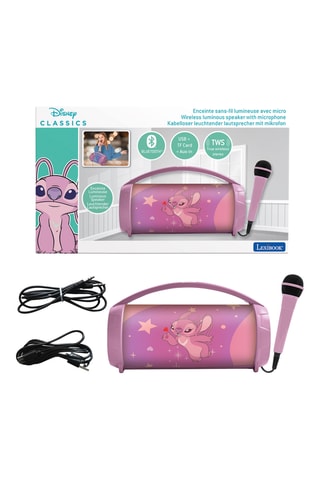 Enceinte LED sans fil Angel Lilo et Stitch Disney - Dès 6 ans