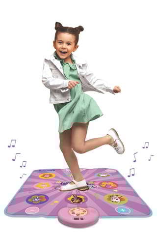 Tapis de danse électronique - Dès 3 ans - Rose et multicolore
