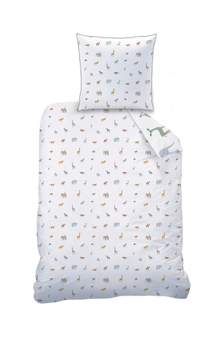 Parure de couette réversible Kenya - Blanc