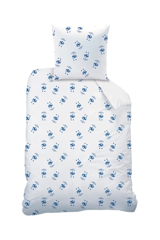 Parure de couette réversible FFF Classic - Blanc