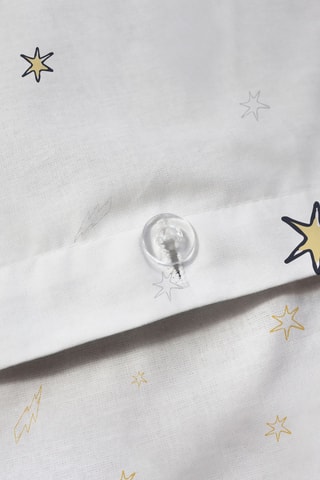 Parure de couette réversible Harry Potter WB Owl - Blanc