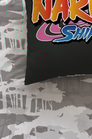 Parure de couette réversible Naruto Uzumaki - Noir