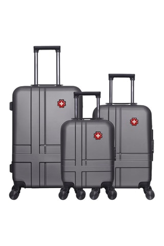 Juego de 3 maletas Uster - Gris oscuro - 46/55/65 cm