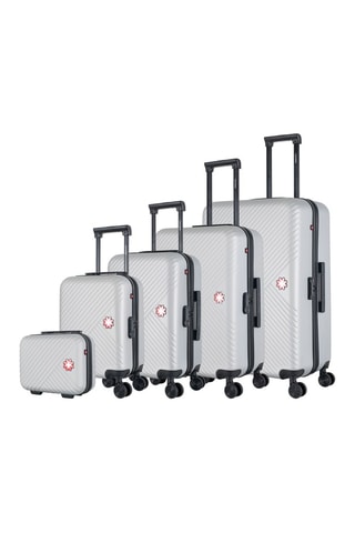 Juego de 4 maletas y vanity Spiez - Gris - 75/65/55/46/30 cm