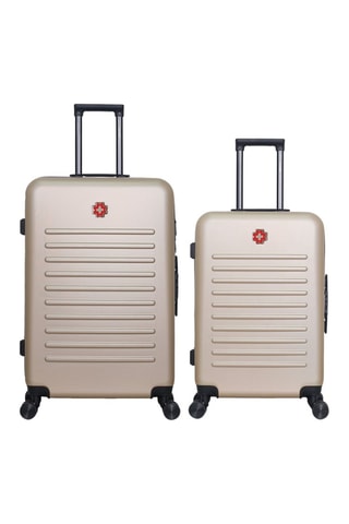 Maleta mediana y maleta grande Wil (M/L) - Beige - 65/75 cm