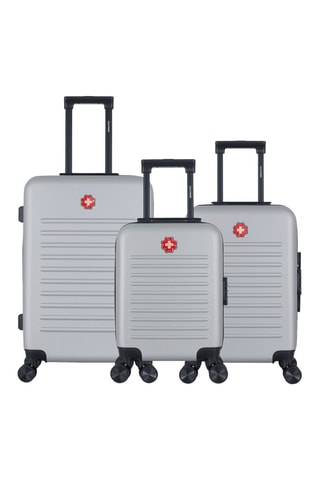 Juego de 3 maletas Wil (XS/S/M) - Gris - 46/55/75 cm
