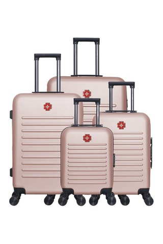 Juego de 4 maletas Wil (XS/S/M/L) - Rosa dorado - 46/55/65/75 cm