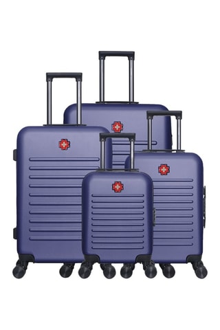 Juego de 4 maletas Wil (XS/S/M/L) - Azul marino - 46/55/65/75 cm