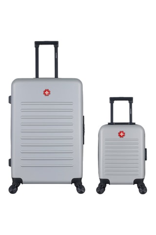 Maleta de cabina low cost y maleta grande Wil (XS/L) - Gris - 46/75 cm