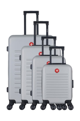 Juego de 4 maletas Wil (XS/S/M/L) - Gris - 46/55/65/75 cm