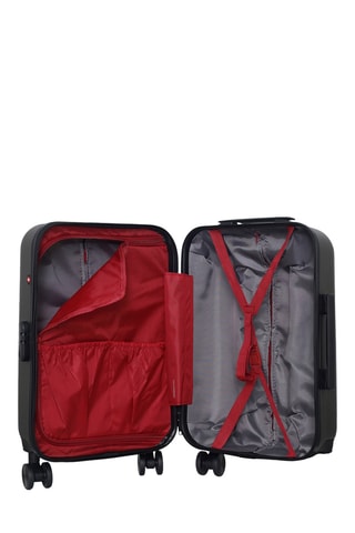 Maleta XXS y maleta de cabina (S) Zurich - 46/ 55 cm - Gris oscuro