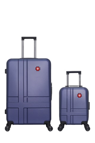 Maleta XXS y maleta grande Uster (L) - Azul marino - 46/75 cm