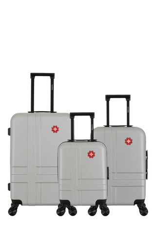 Juego de 3 maletas Uster (XXS/S/L) - Gris - 46/55/65 cm