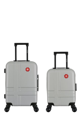 Maleta XXS y maleta de cabina (S) Uster - Gris claro - 46/55 cm