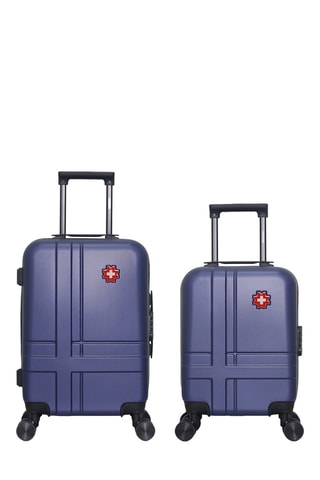 Maleta XXS y maleta de cabina (S) Uster - 46/ 55 cm - Azul marino