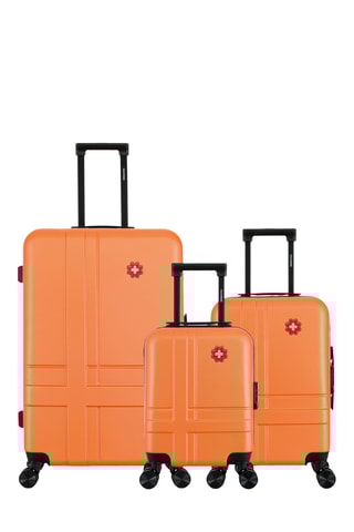 Juego de 3 maletas Uster (XXS/S/L) - Terracota - 46/55/75 cm