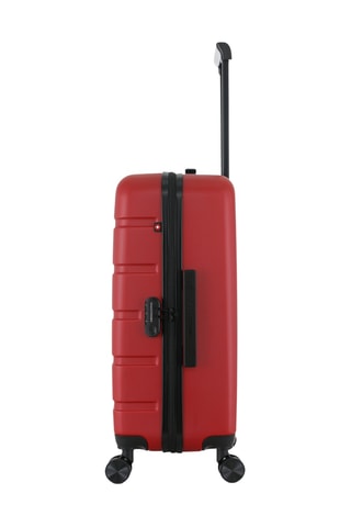 Juego de 3 maletas y vanity Aigle (XXS/S/M/K) - Burdeos y negro - 46/55/65/23 cm