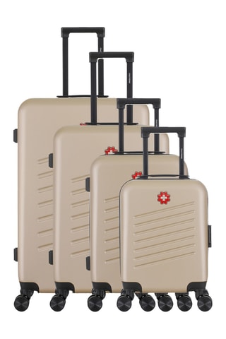 Juego de 4 maletas Zurich-M (XXS/S/M/L) - Beige - 46/55/65/75 cm