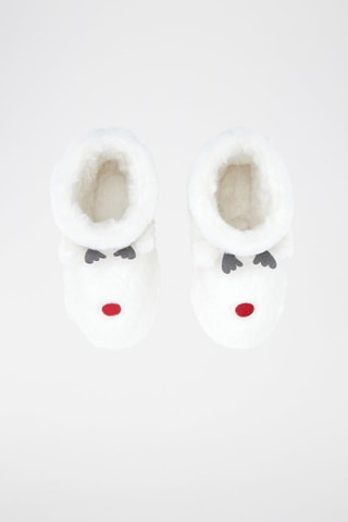 Pantufas Branco - Okaïdi