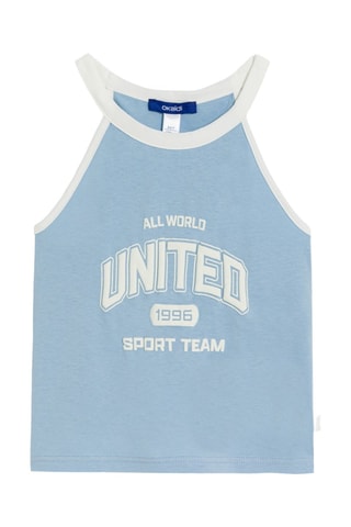 Camisola de alças - Azul-celeste - Okaïdi