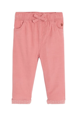 Calças em veludo - Rosa - Obaïbi