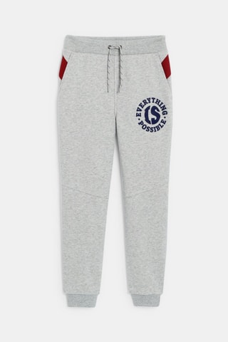 Calças de treino - Cinzento mesclado - Okaïdi