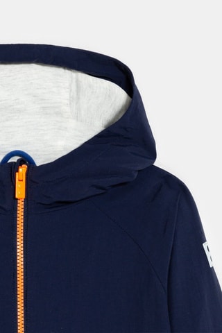 Corta-vento com capuz - Azul-marinho - Okaïdi