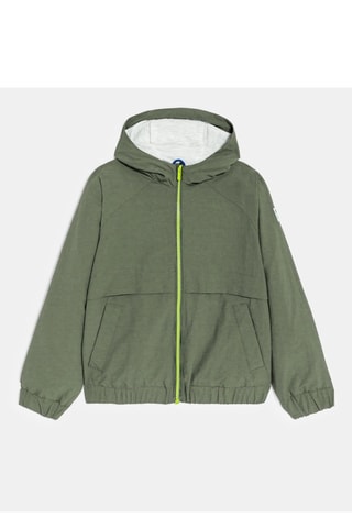 Corta-vento com capuz - Caqui - Okaïdi