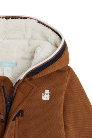 Casaco com capuz - Castanho - Obaïbi