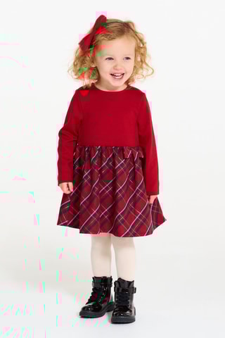 Vestido efeito ilusório - Vermelho - Obaïbi