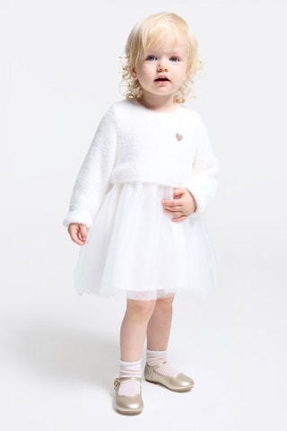 Vestido efeito ilusório - Cru - Obaïbi