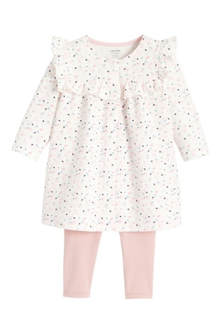 Vestido e calças - Rosa-maquilhagem - Obaibi