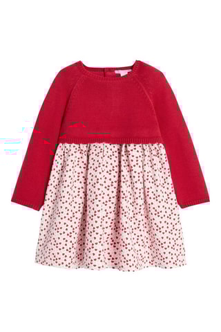 Vestido efeito ilusório - Vermelho - Obaïbi