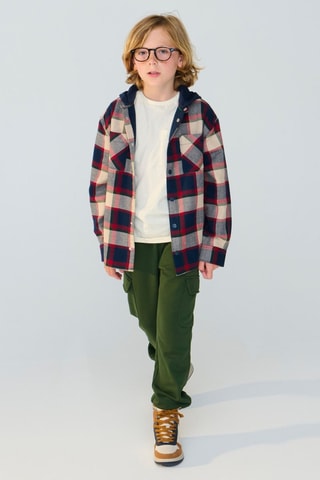 Sobrecamisa com capuz - Vermelho - Okaïdi